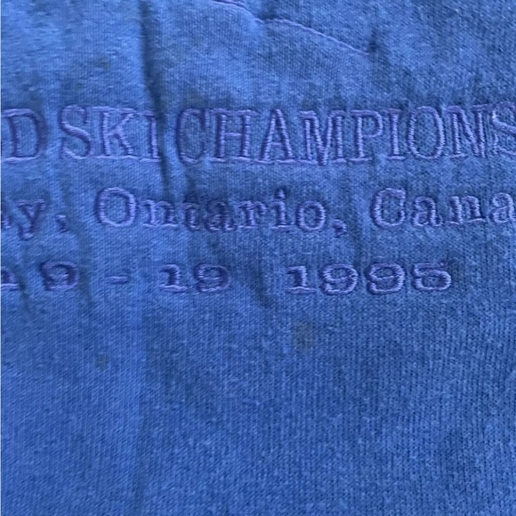 Vintage Fruit Of The Loom Nordic World Ski Championship 1995 Sweatshirt Size XXL - Picture 4 of 6